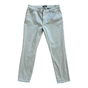 Buffalo David Bitton Blue Daily Mid Rise Stretch Skinny Ankle Grazer Pants 10